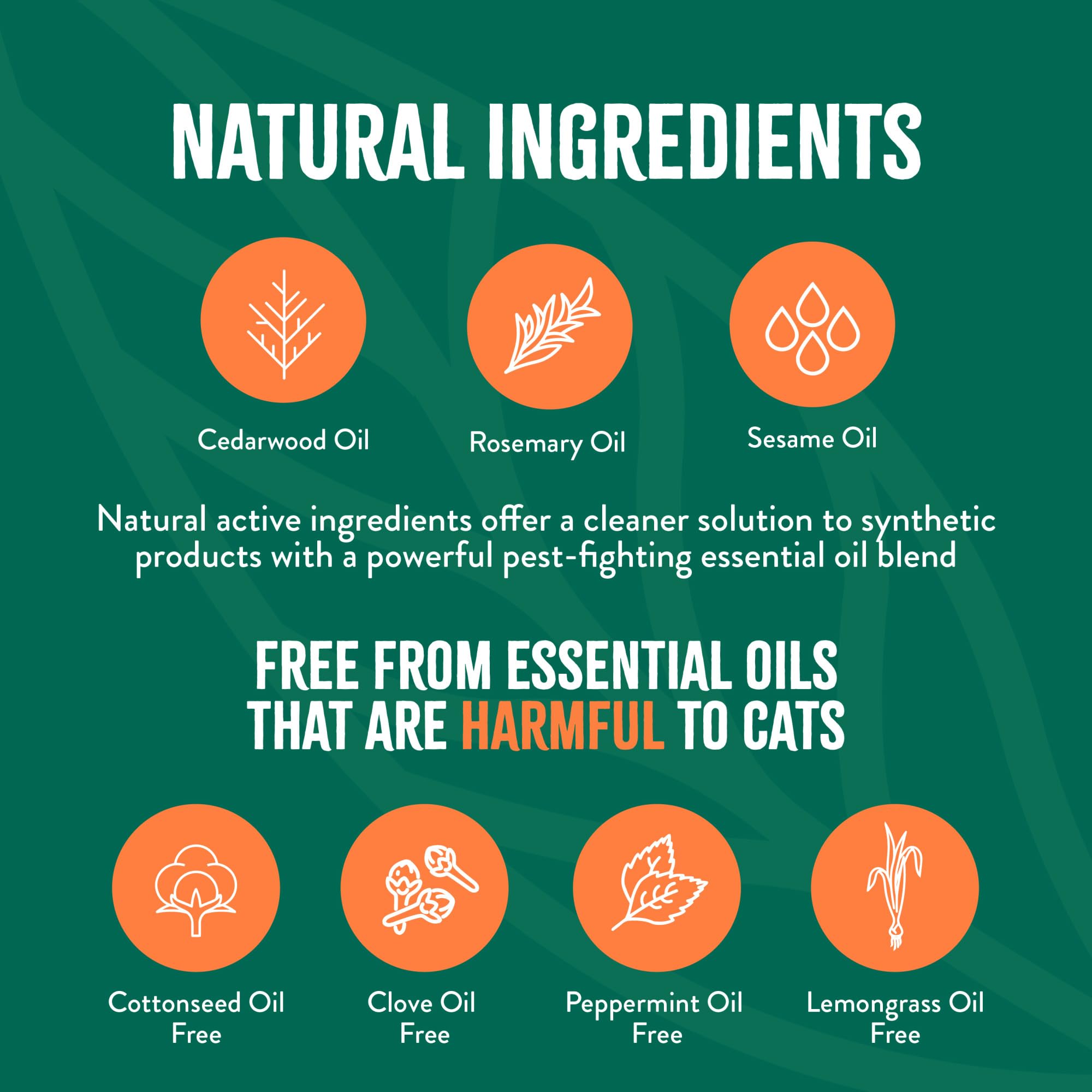 TropiClean spray captured mid-application, waterless, quick-dry