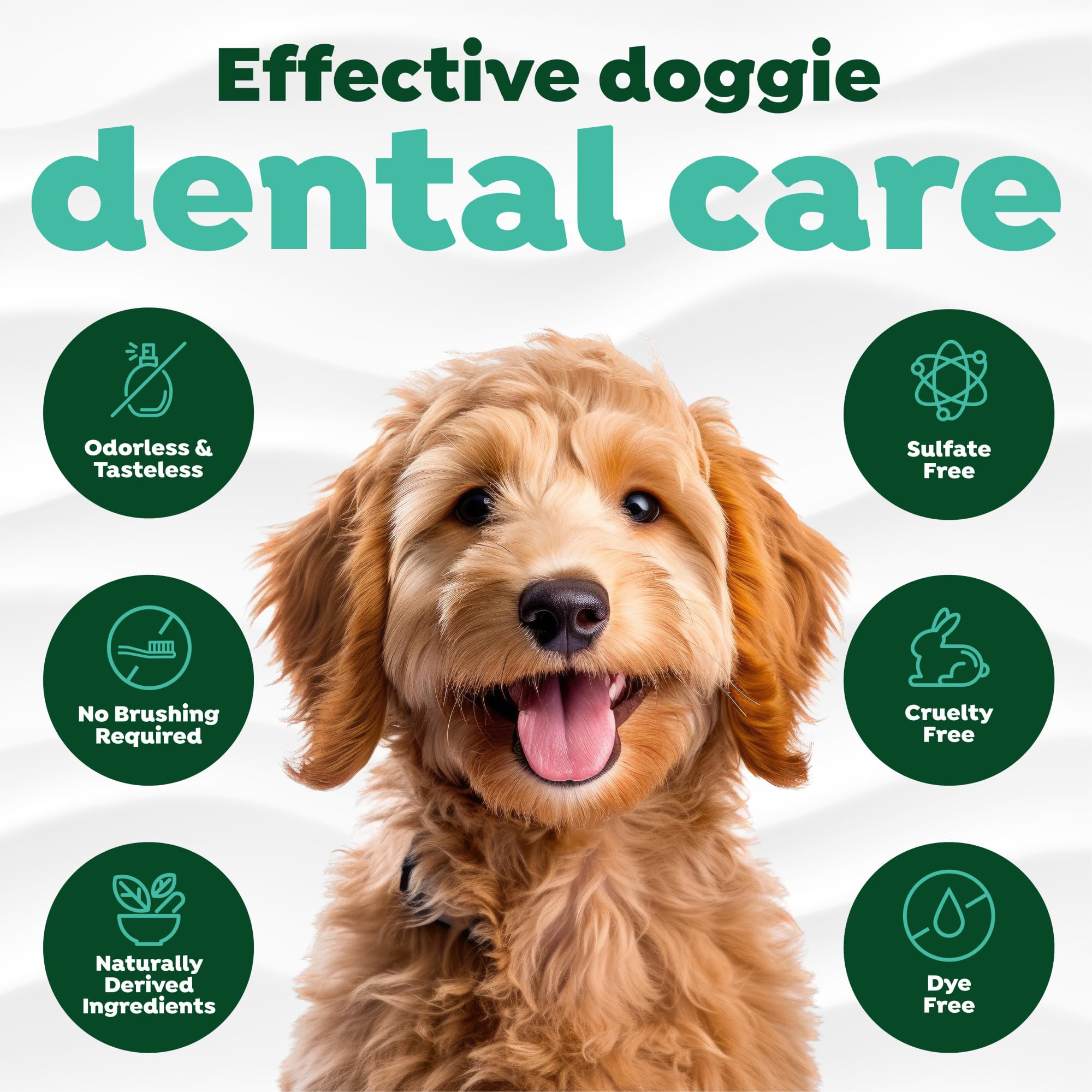 VOHC logo on TropiClean product packaging signals veterinary dental standard