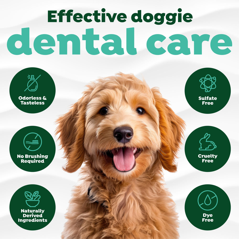 VOHC logo on TropiClean product packaging signals veterinary dental standard