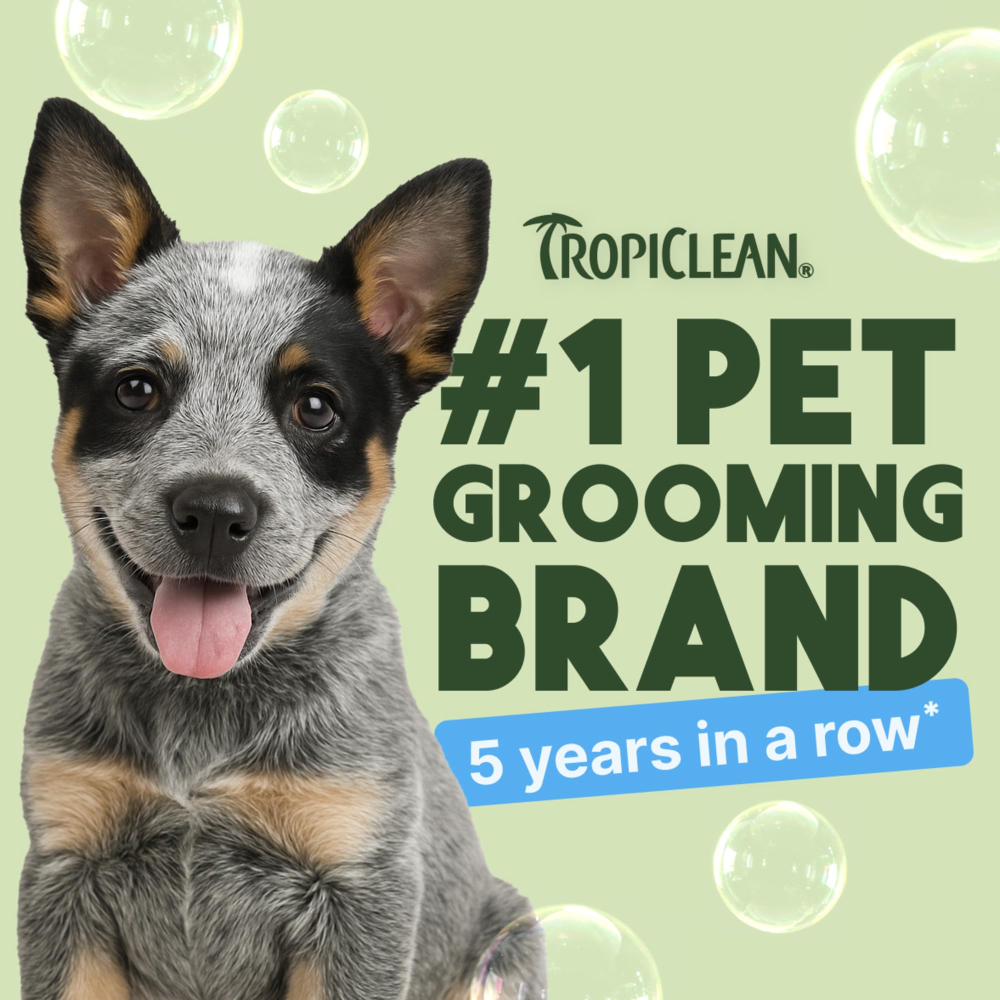 TropiClean Gentle Puppy Shampoo dilution guide highlights 16:1 ratio