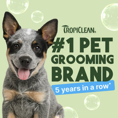 TropiClean Gentle Puppy Shampoo dilution guide highlights 16:1 ratio