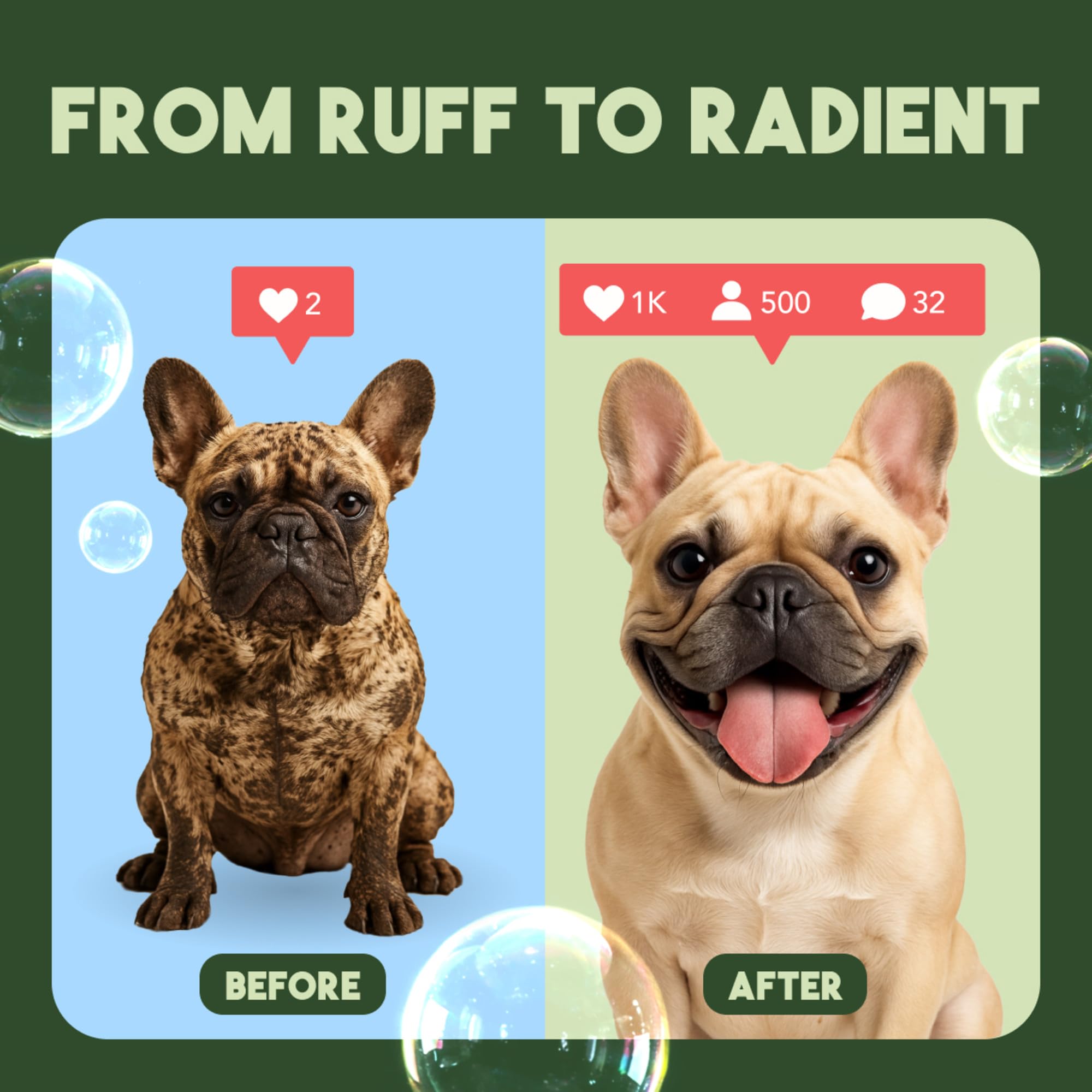 TropiClean Gentle Puppy Shampoo USA-made badge signals trusted grooming