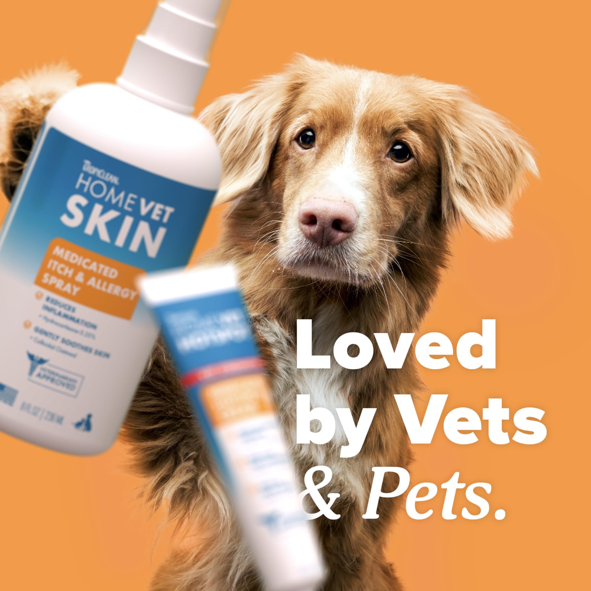 TropiClean HomeVet Medicated Cream tube open, ready for quick use.