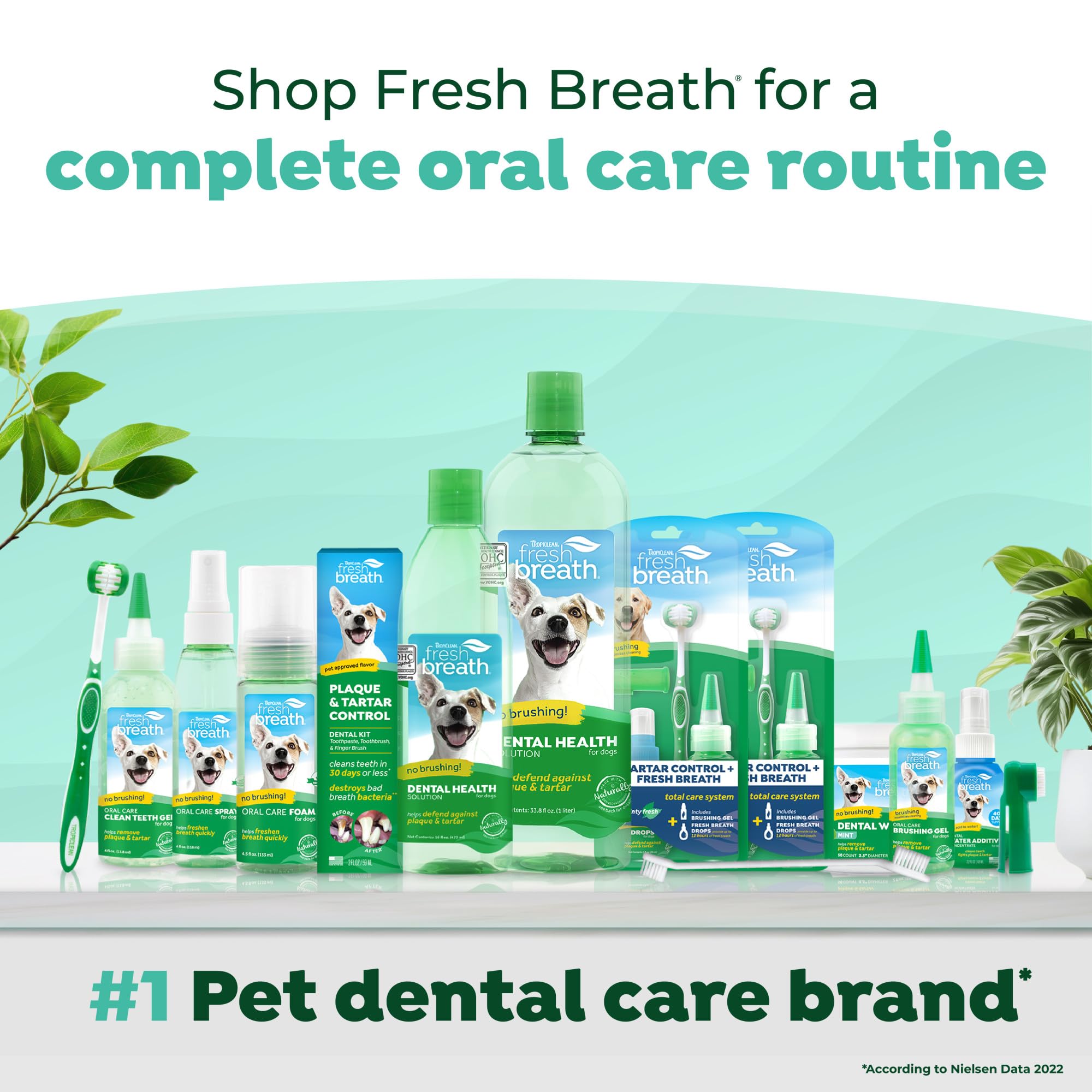TropiClean no-brushing gel tub for quick breath refresh