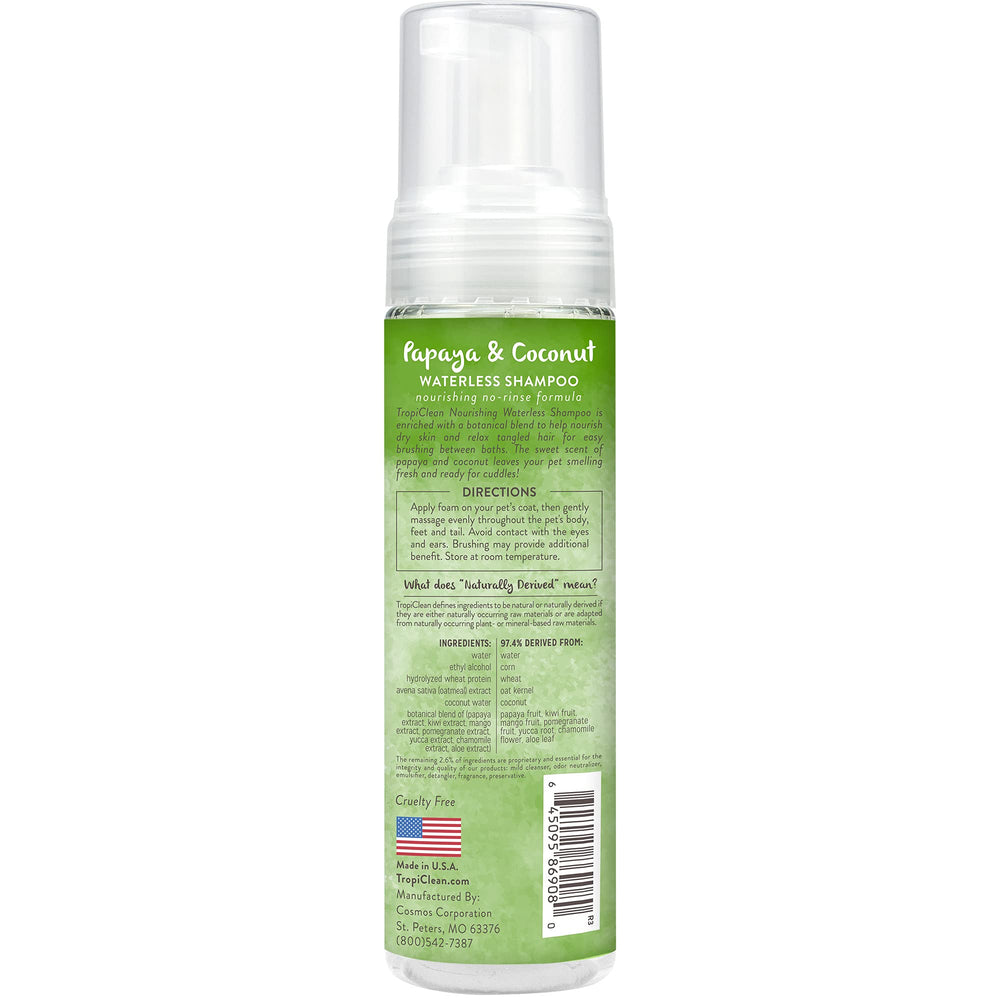 TropiClean product pairing with deodorizing spray for an at-home spa routine.