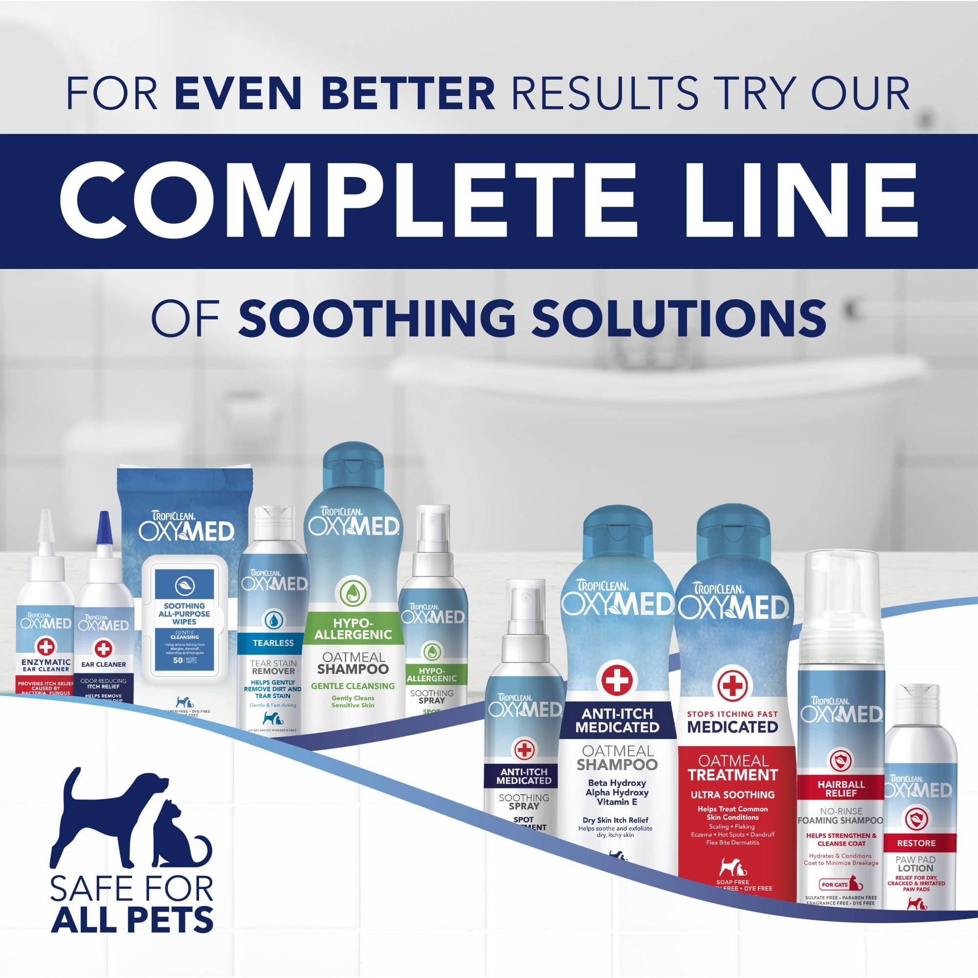 TropiClean OxyMed: cuidado de piel en perros para areas sensibles