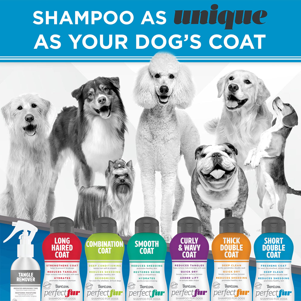 TropiClean Perfect Fur multi-dog bath setup for households with several pets.