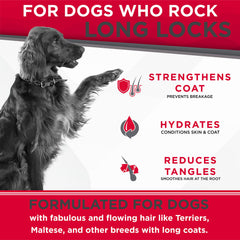 TropiClean Perfect Fur bottle highlights USA-made ingredients for coat care