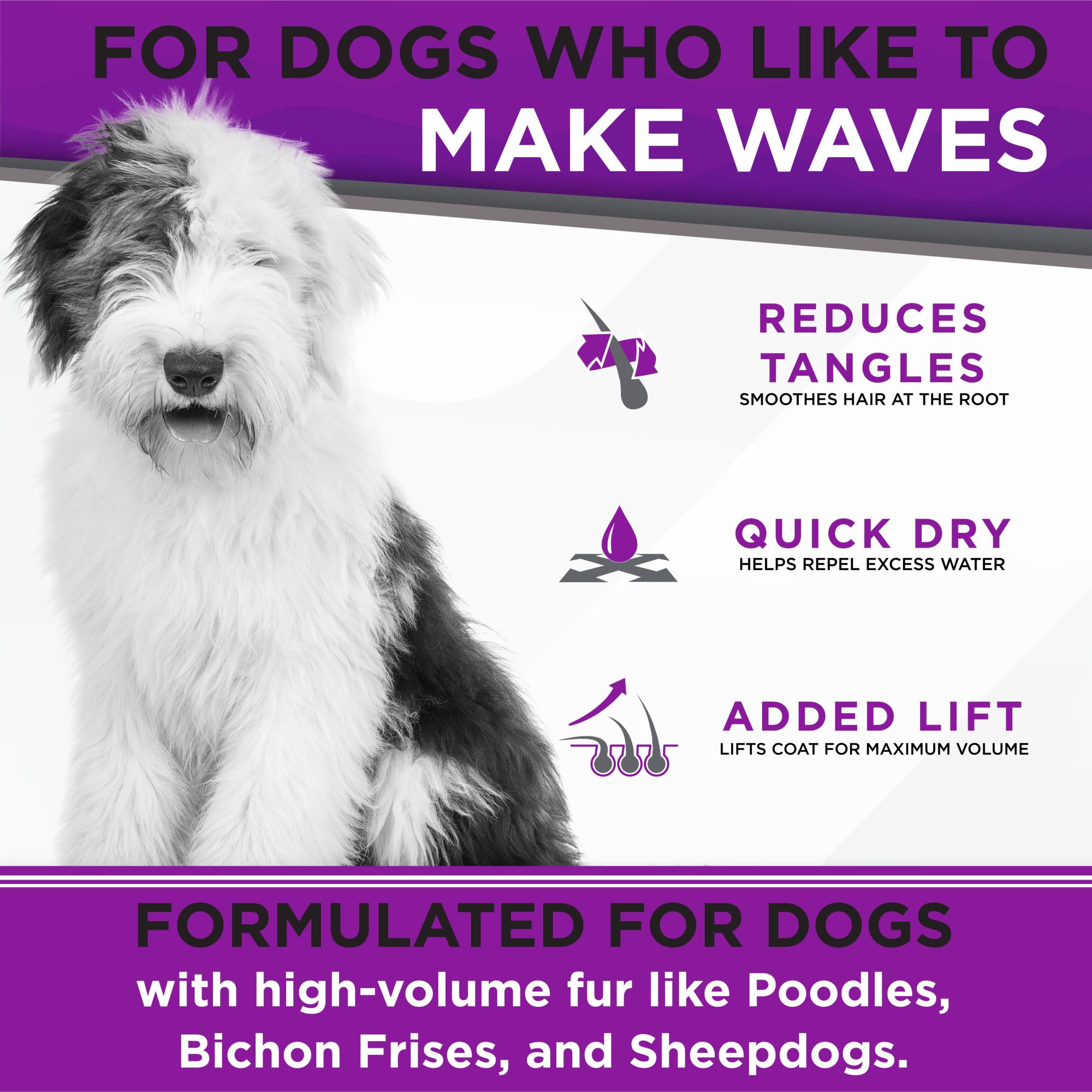 TropiClean Perfect Fur USA-made label emphasizes quality and safety.