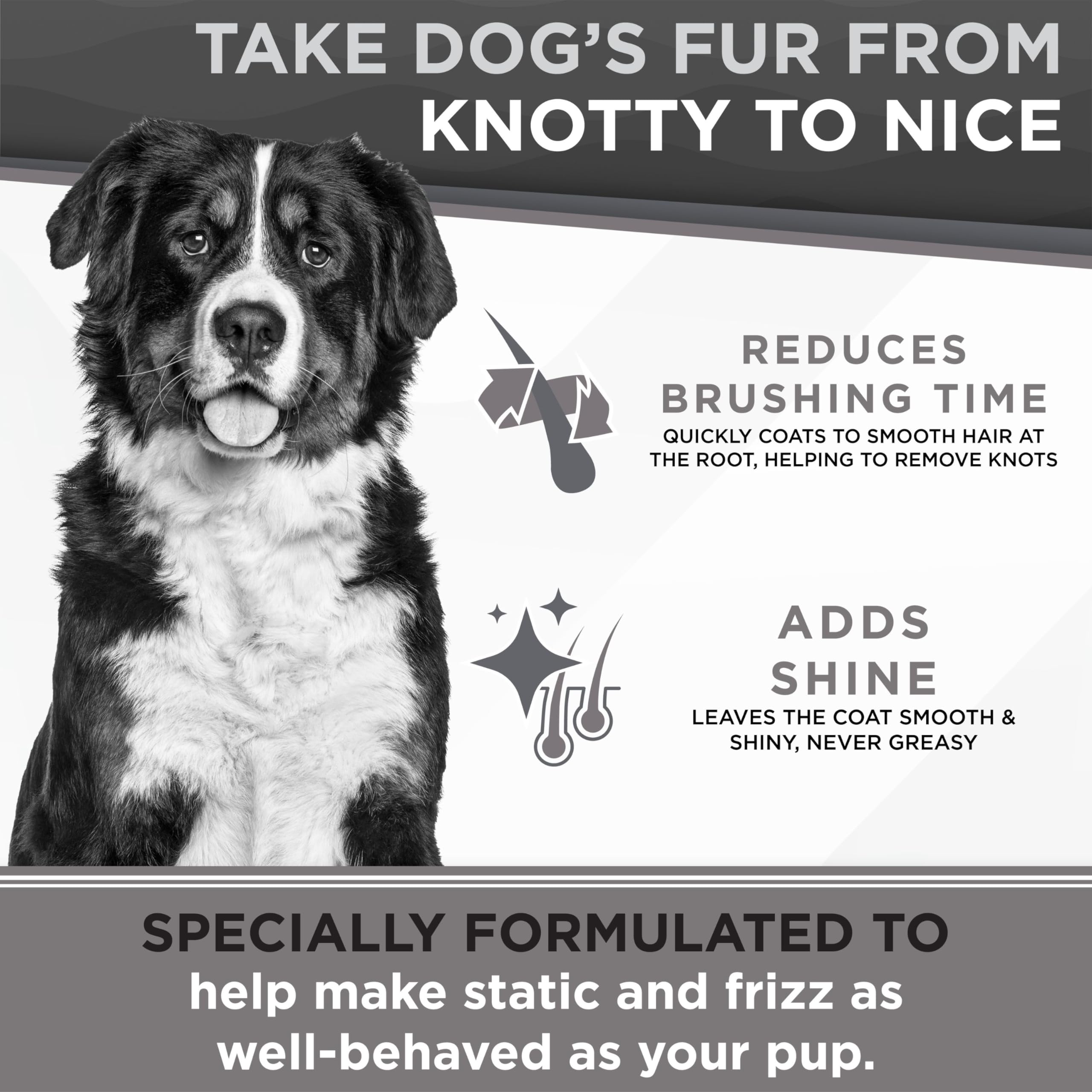 TropiClean Perfect FurDetangler USA made label signaling quality and domestic production.