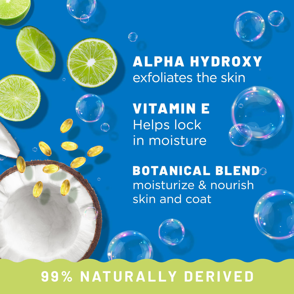 TropiClean puppy-safe and cat-friendly label supports family grooming.