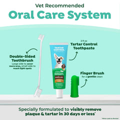 TropiClean silicone finger brush for gentle dog cleaning