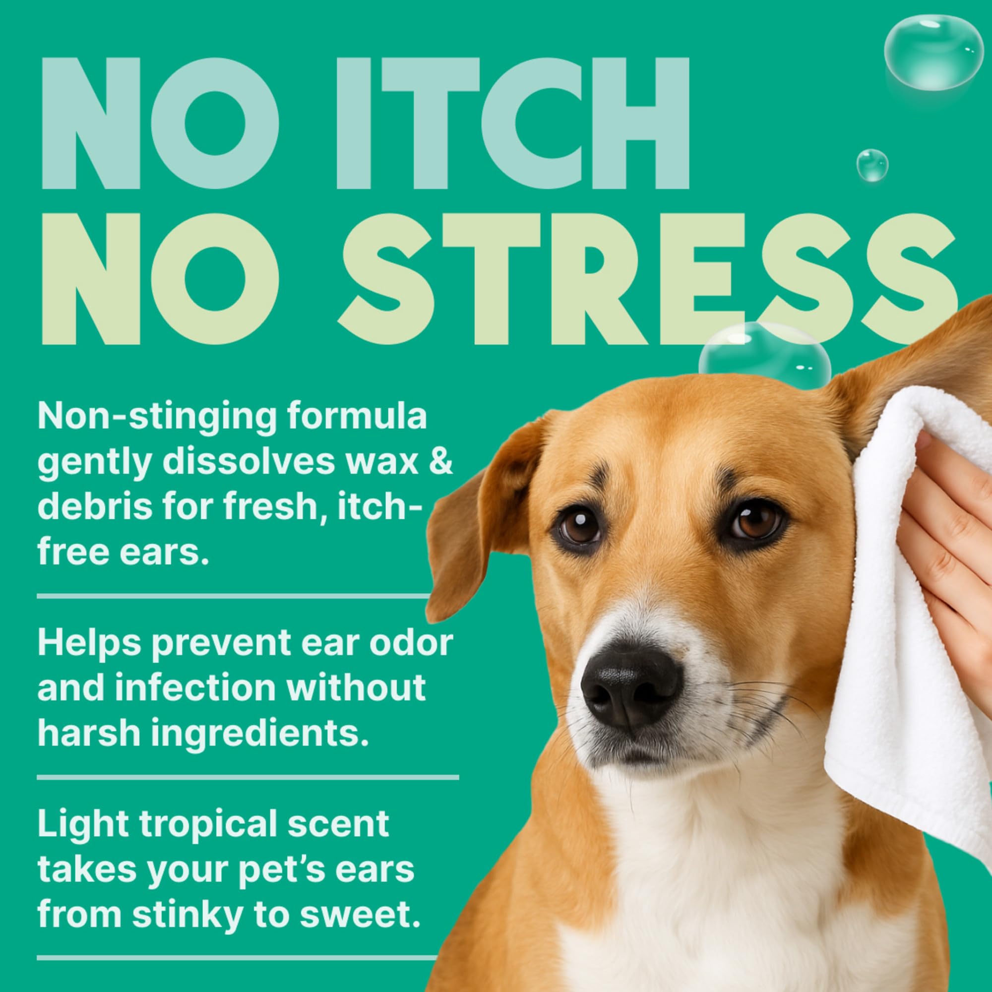 TropiClean vet-recommended label emphasizes trusted otic hygiene.