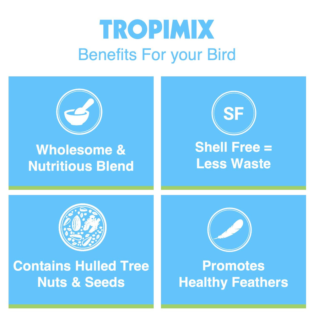 Tropimix enrichment setup encouraging natural foraging behaviors