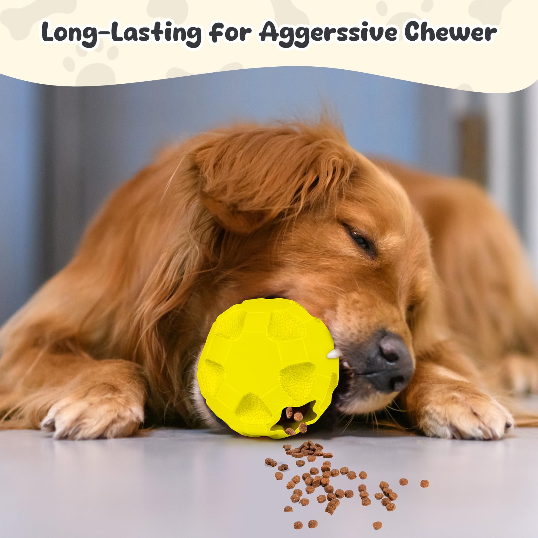 TROUSKAIG portable slow-feeder ball convenient for on-the-go enrichment.