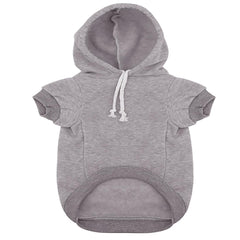 Trudz PET Security dog hoodie side view with ribbed cuffs for warmth