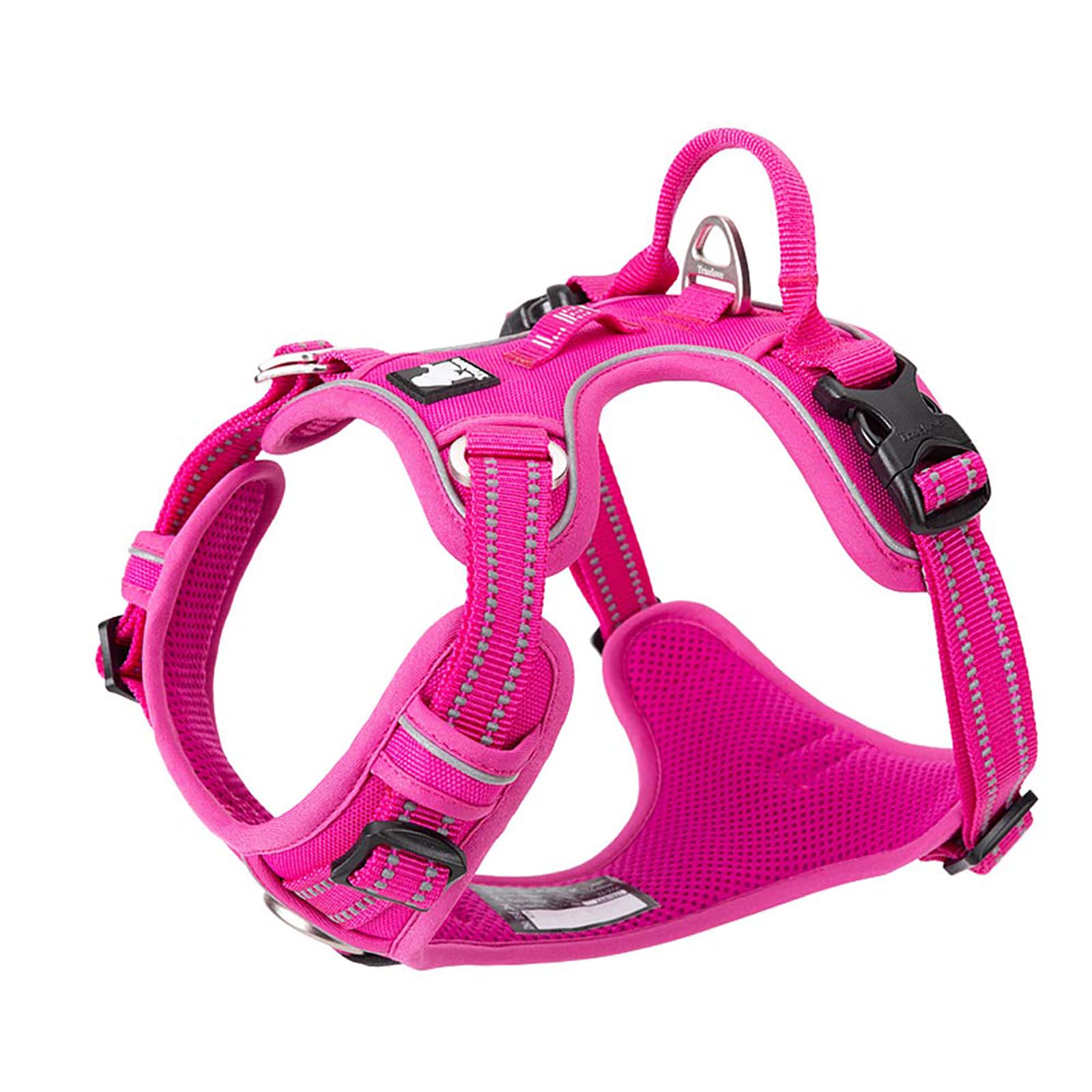 TRUE LOVE dog harness back-attachment for added control during walks.
