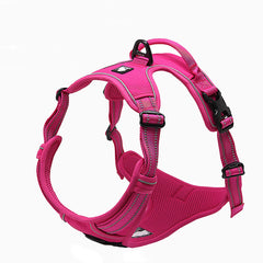 TRUE LOVE TLH5651 fuchsia front view shows comfortable no-pull design for daily walks.