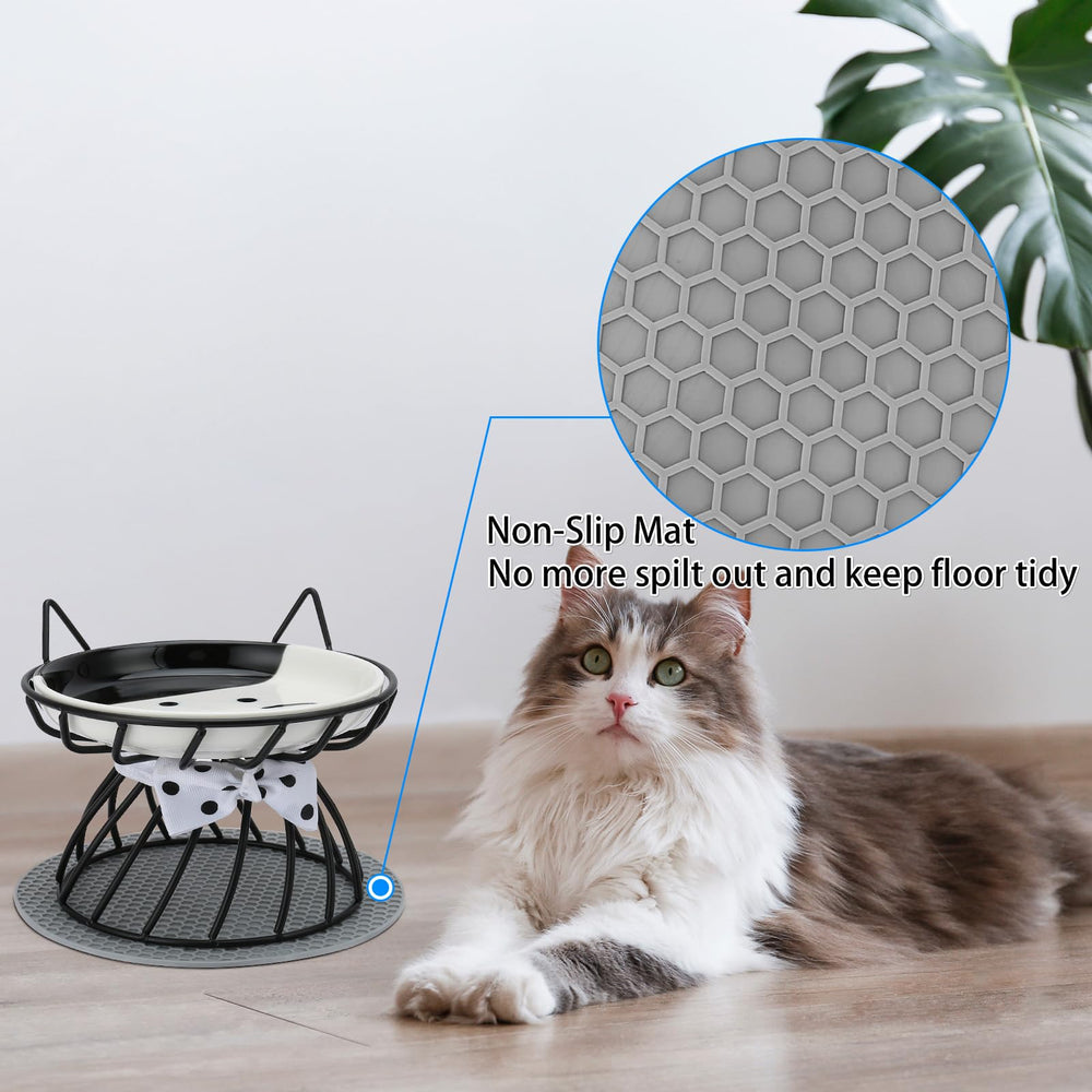 TRUNDISAN colorful cat bowl set resists scratches and color loss over time.