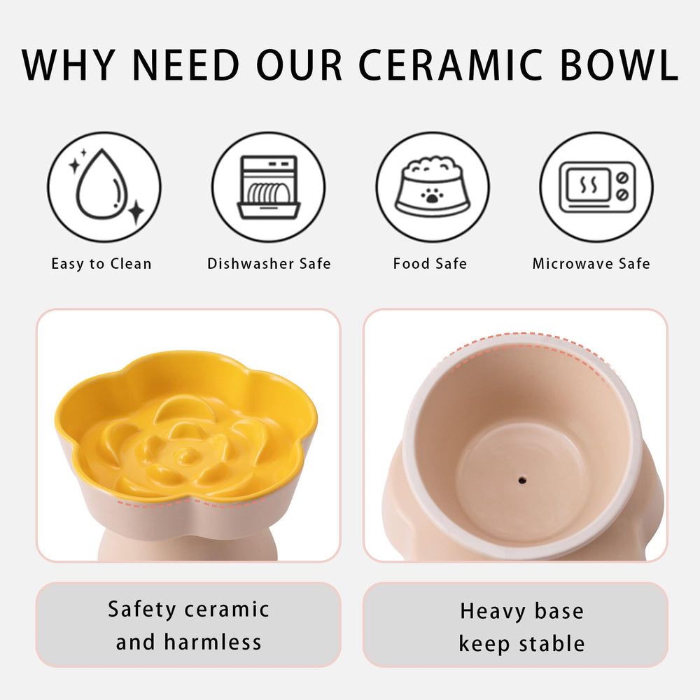 TRUNDISAN easy-clean ceramic bowl showcases dishwasher-safe glaze