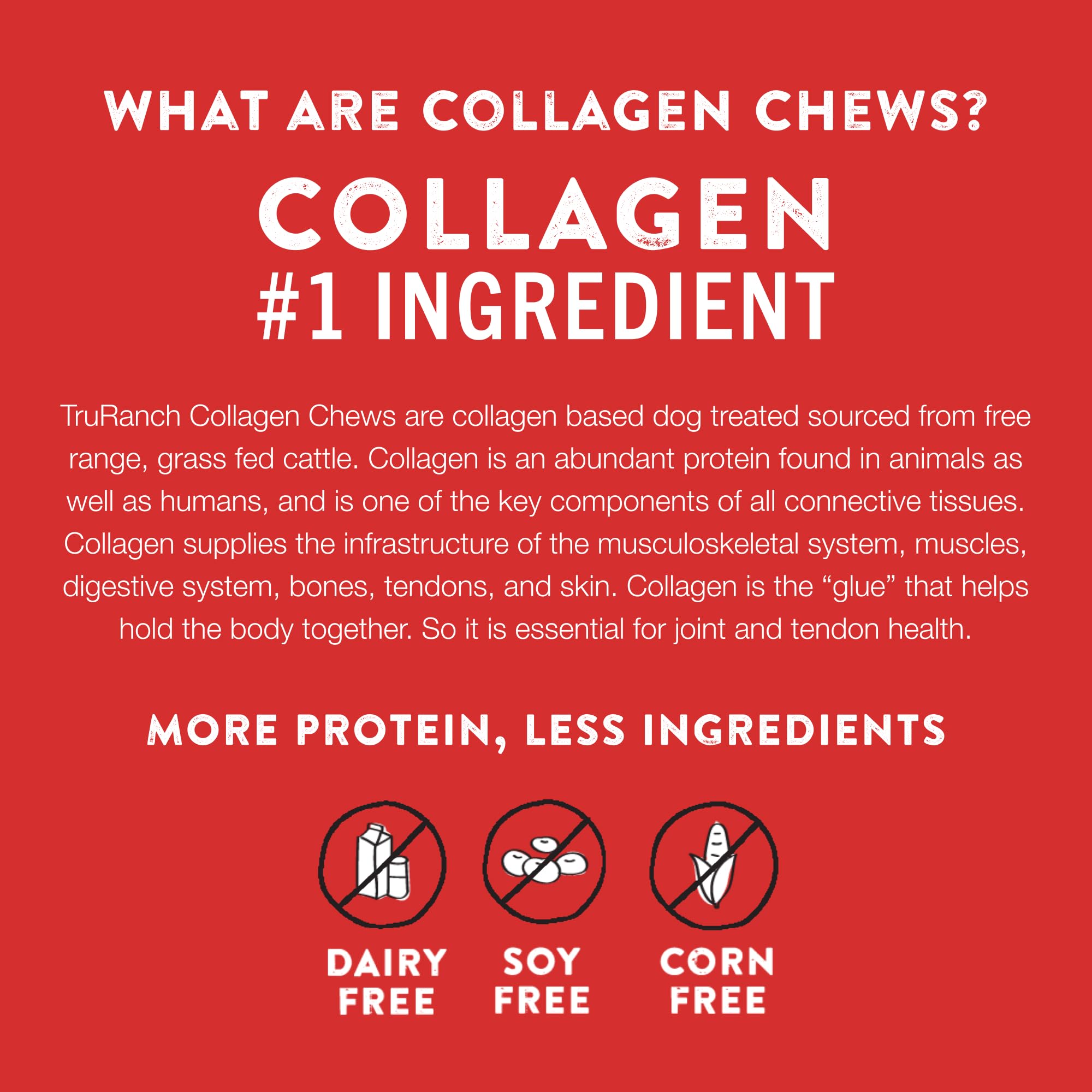 TRURANCH Apple Cinnamon Collagen Wreath treats on tray, protein-rich chew for dogs.