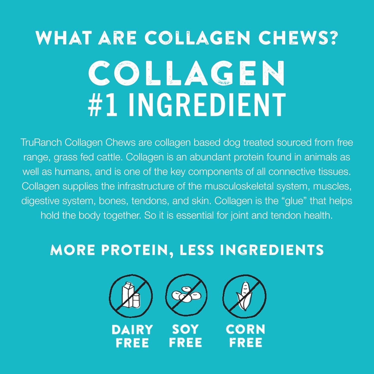 TRURANCH collagen-rolls chicken flavor image, satisfying chew that supports muscular strength and gut health