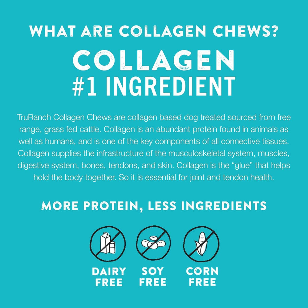 TRURANCH collagen-rolls chicken flavor image, satisfying chew that supports muscular strength and gut health
