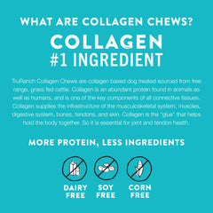 TRURANCH Collagen Rolls dog texture closeup emphasizes robust chew for satisfying play