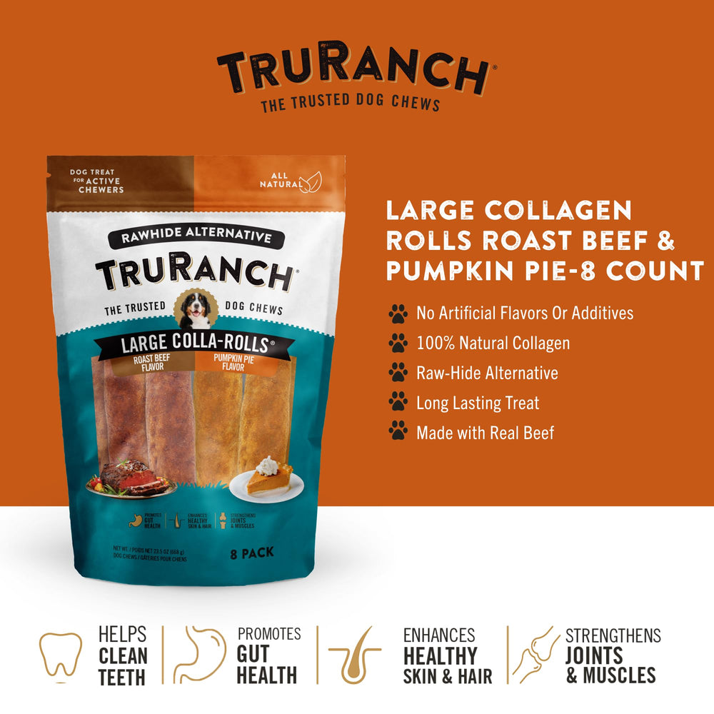 TRURANCH collagen sticks closeup highlights beef-based nutrition and allergy-friendly ingredients