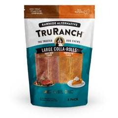 TRURANCH collagen sticks Apple Cinnamon pack shows holiday edition dog chews for joint support