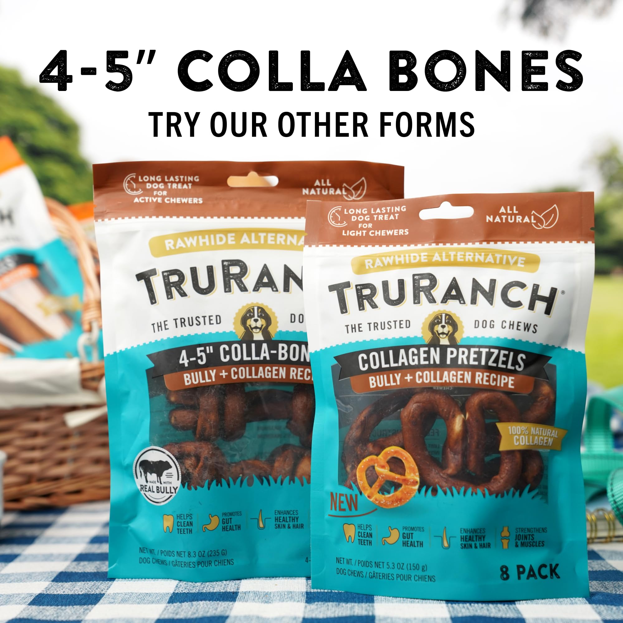TRURANCH real-bully-meat-collagen-bones-closeup showcases premium natural ingredients