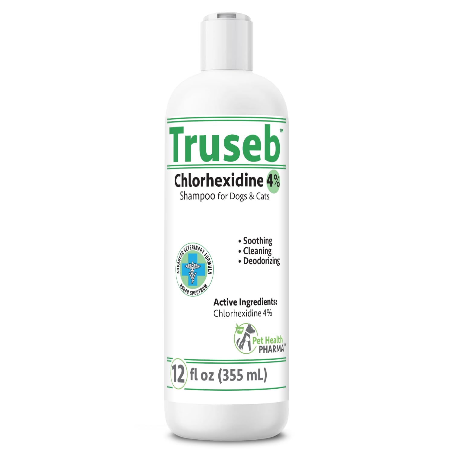 Truseb shampoo packaging and box ready for sale.