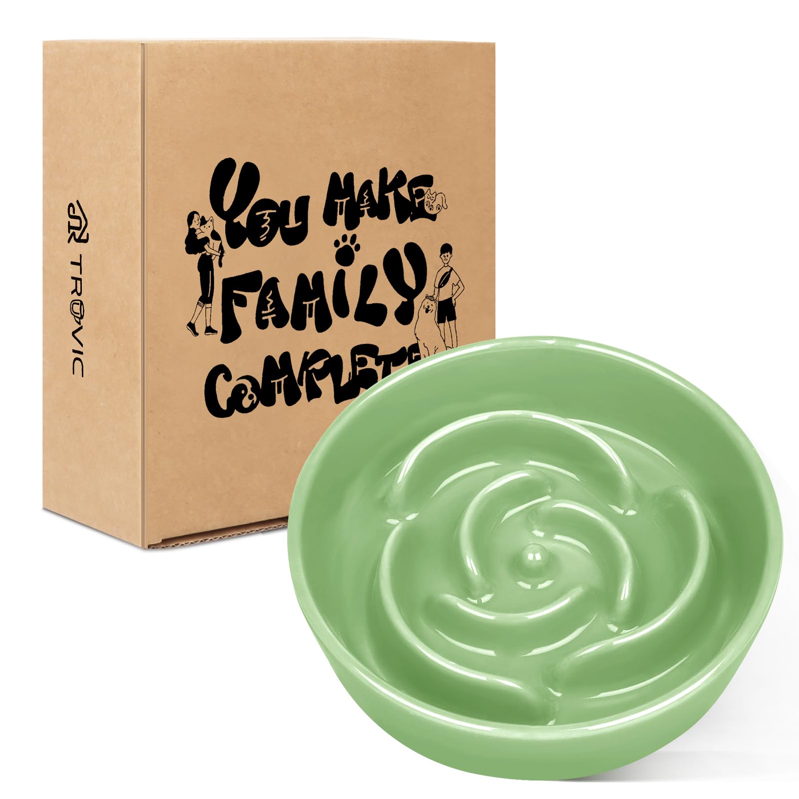 TRUVIC dishwasher safe ceramic bowl for quick cleanup