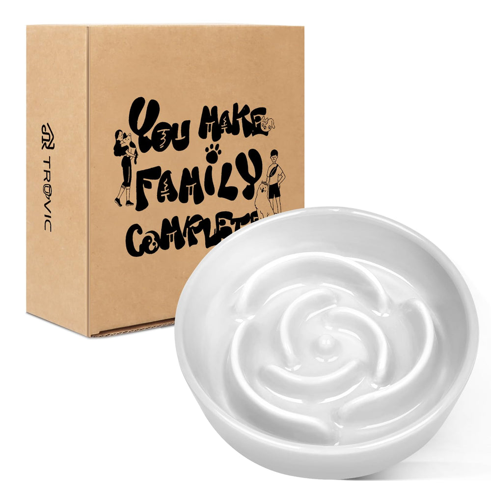TRUVIC microwave-safe and dishwasher-safe ceramic bowl for convenience