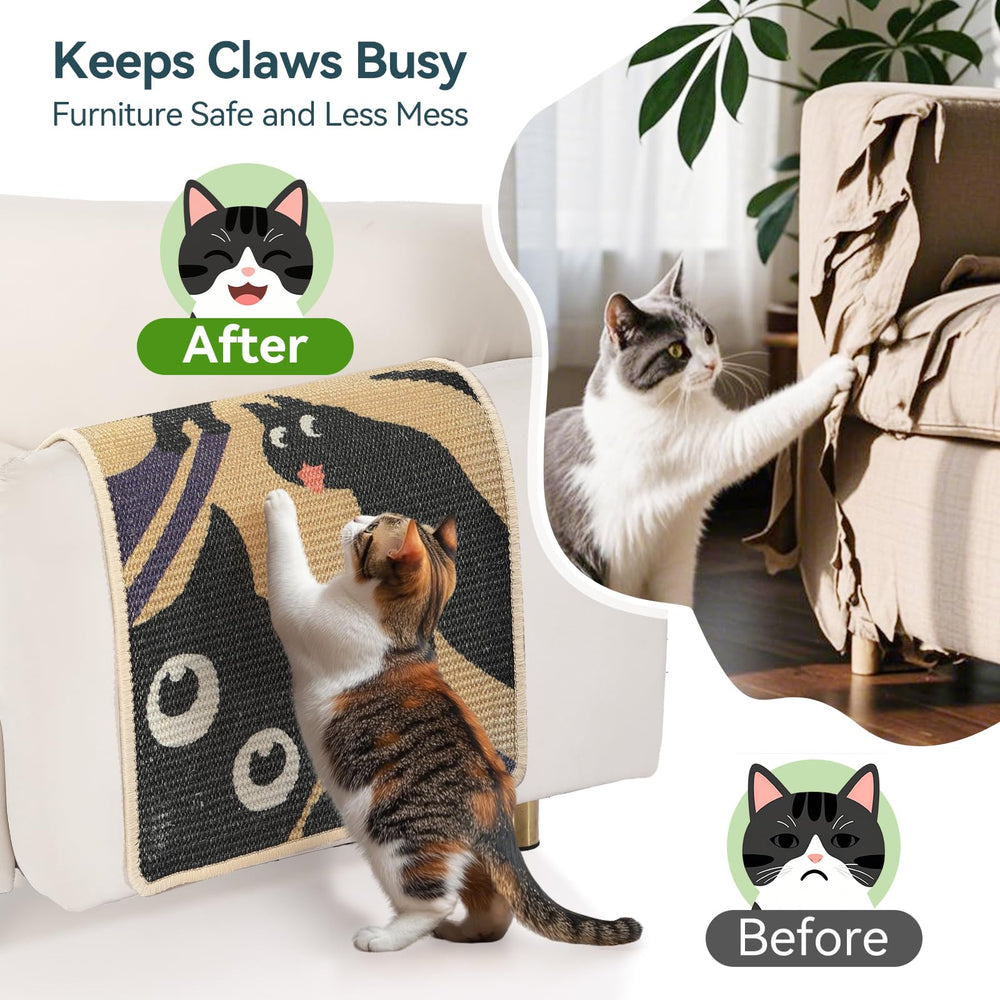 Truvito anti-slip backing keeps the mat in place during enthusiastic play.