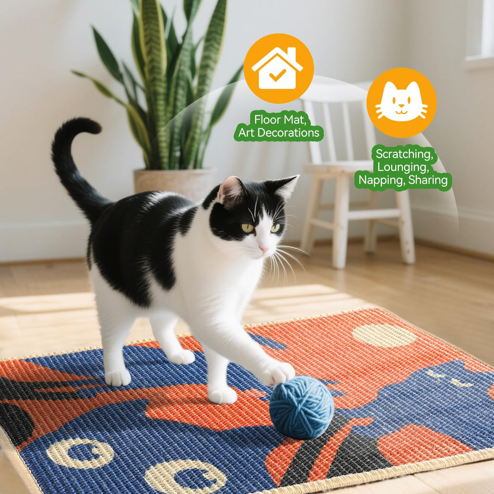 Truvito 23.6 by 15.7-inch mat accommodates large and small cats.