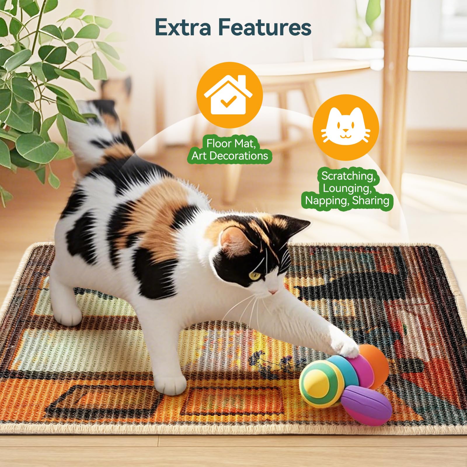 Truvito play area concept shows cat-friendly scratch and lounge space