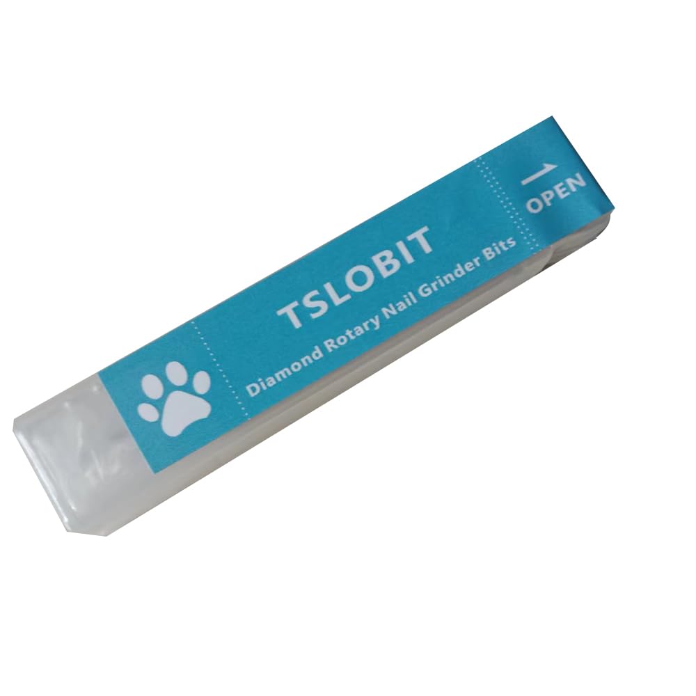 TSLOBIT pet nail care close-up highlights heat-dissipating diamond surface