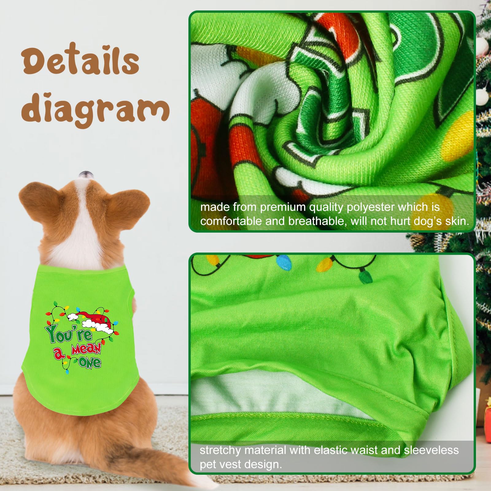 Tsorode dog pajamas with step-in design for easy dressing