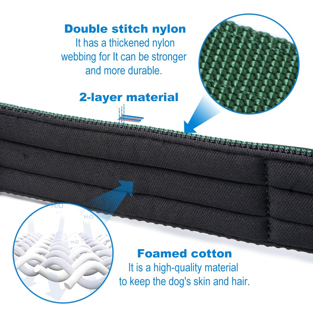 TSPRO durable tactical collar sized for medium to large breeds in rugged outdoor use.