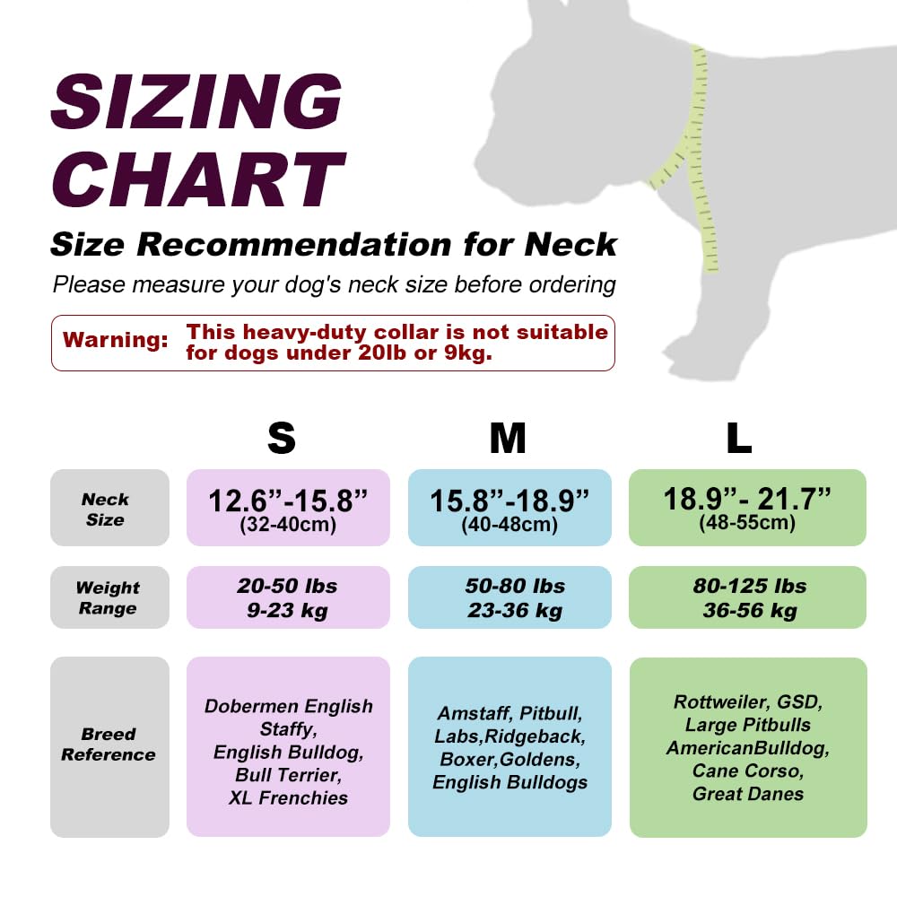 TSPRO Tactical Dog Collar purple four-point adjustment ensures a snug fit for medium to large dogs.