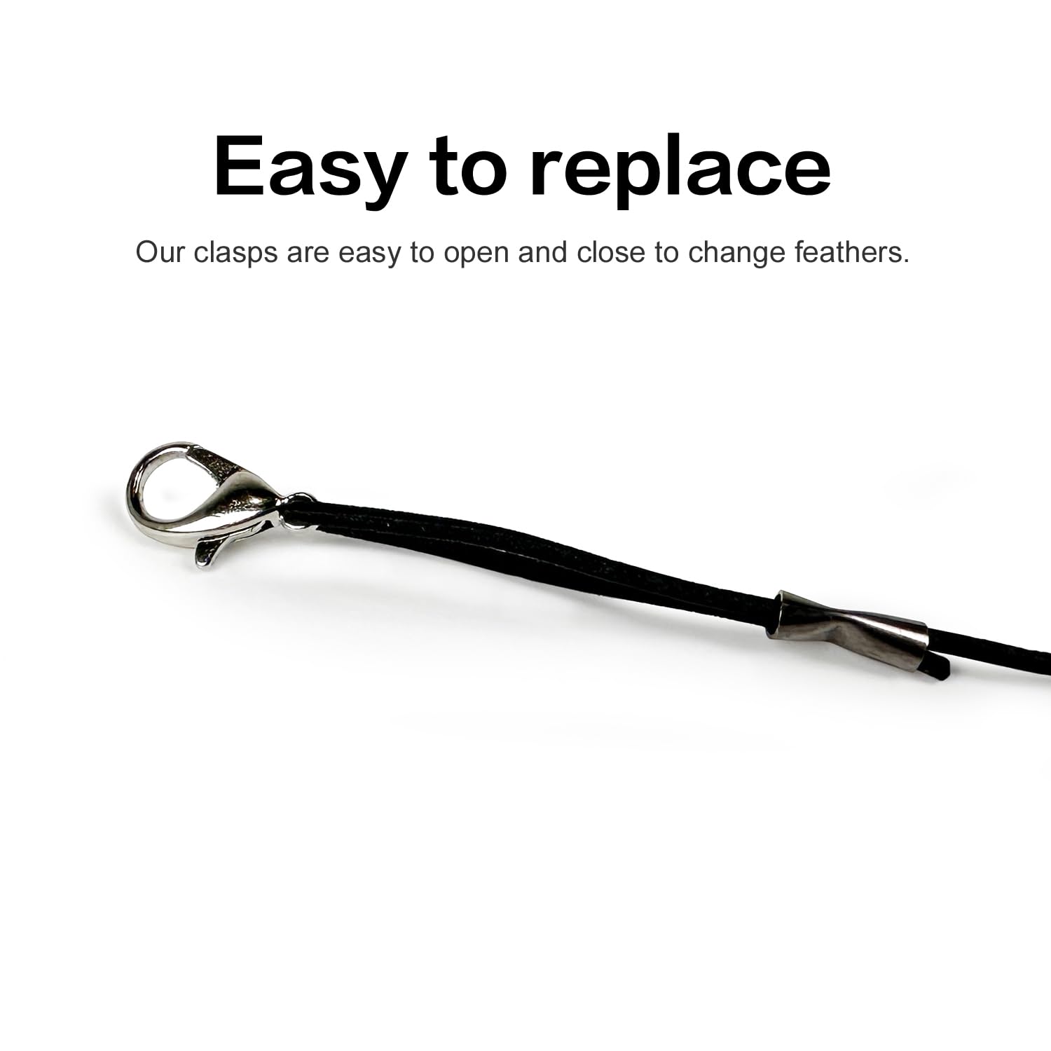 TTcat Cat Feather Wand Toy adjustable length helps engage cats in any room.