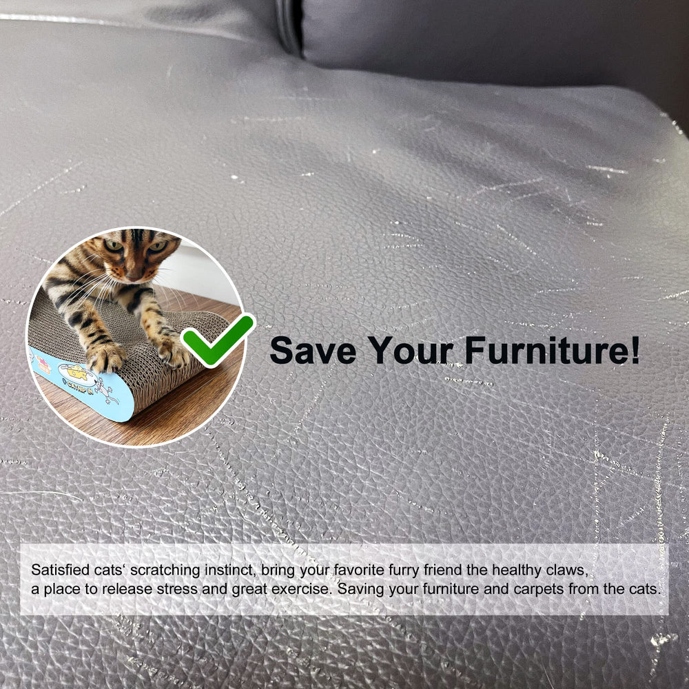 TTcat bone-shaped design fits lounging and scratching in living areas.