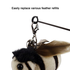 TTcat wasp-feather refill adds buzzing motion during wand play.