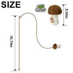 TTcat catnip mushroom toy attracts curiosity with aroma-driven interactive engagement