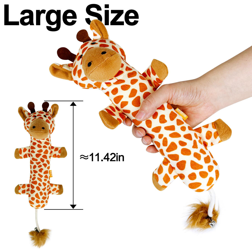 TTcat catnip-silvervine pillow giraffe side view encouraging hunting and snuggling