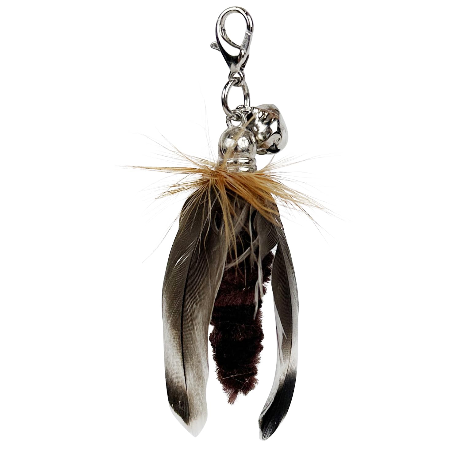 TTcat Feathe hunting instinct—mini insect shapes inspire pouncing in safe play.