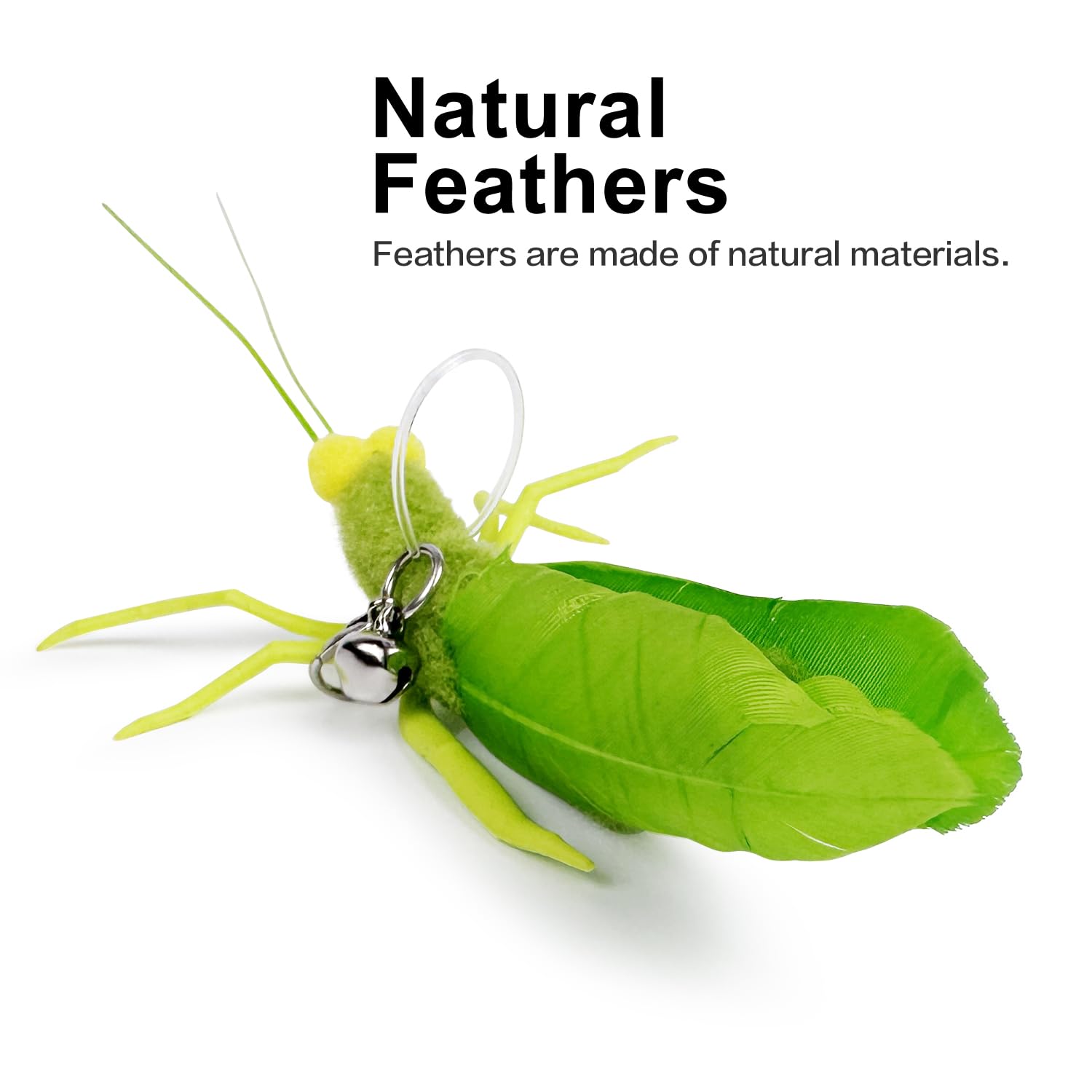 TTcat feather refill grasshopper shows grasshopper feather for new hunting-like sessions.