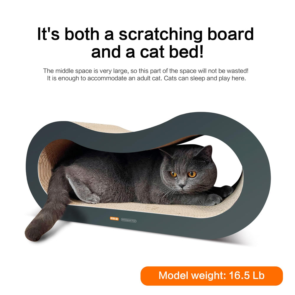 TTcat reversible-scratch surface doubles scratching life for longer use.