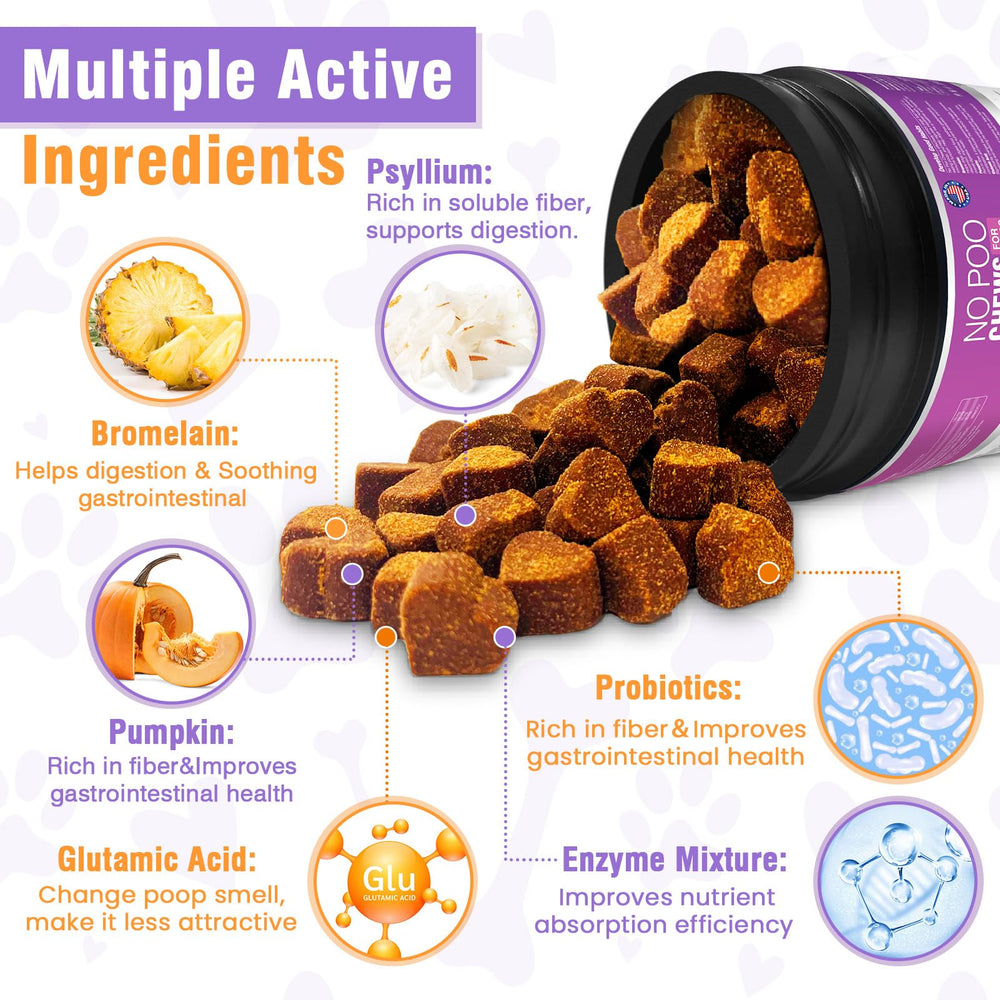 TTIXRL No Poo Chews dog-ready to-feed shows simple administration